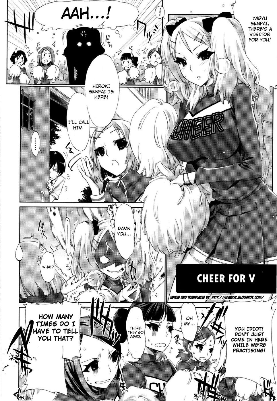 Hentai Manga Comic-Cheer For V-Read-11